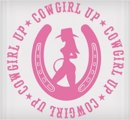 Cowgirl Up Sticker