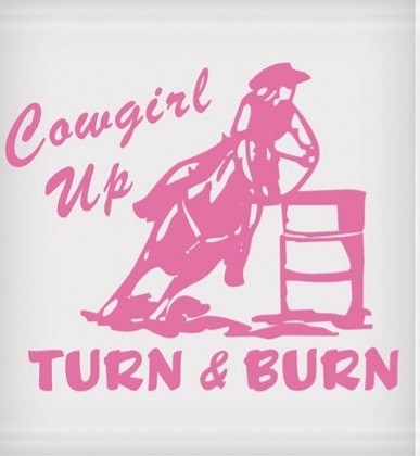 Turn & Burn Sticker