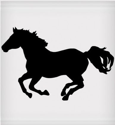 Galloping Horse Sticker