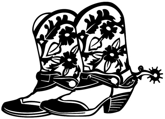 Cowboy Boots Sticker