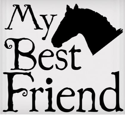 My Best Friend Sticker