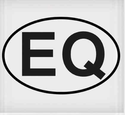 EQ Oval Sticker