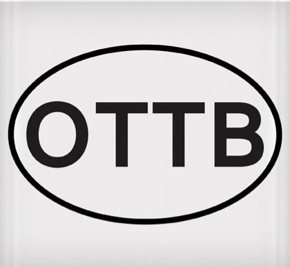 OTTB Oval Sticker