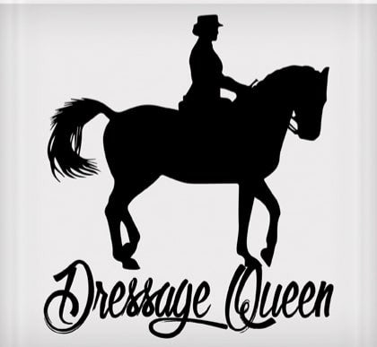 Dressage Queen Sticker