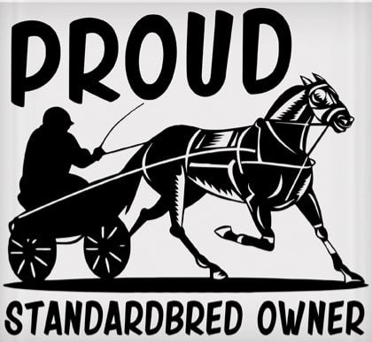 Proud Standardbred Owner Sticker
