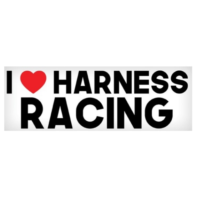 I Love Harness Racing Sticker
