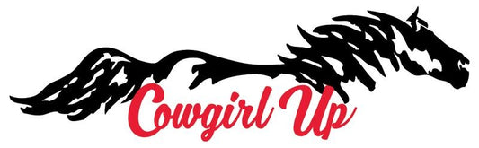 Cowgirl Up Horse Sticker