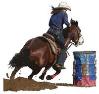 Barrel Racer Sticker