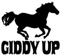 Giddy Up Sticker