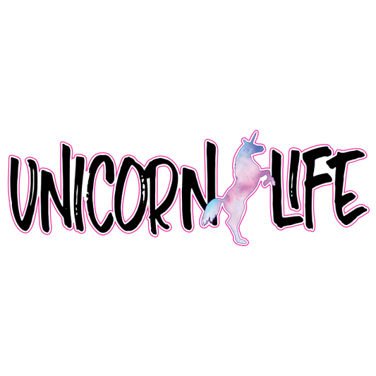 Unicorn Life Sticker
