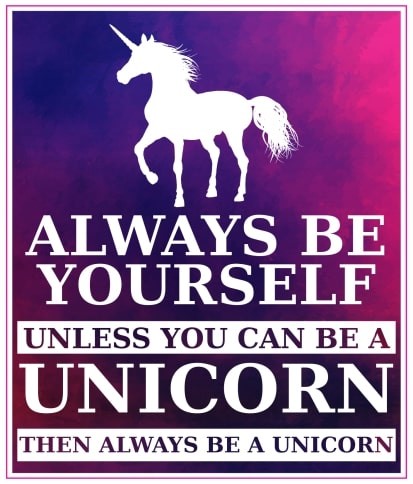 Unicorn Be Yourself Sticker