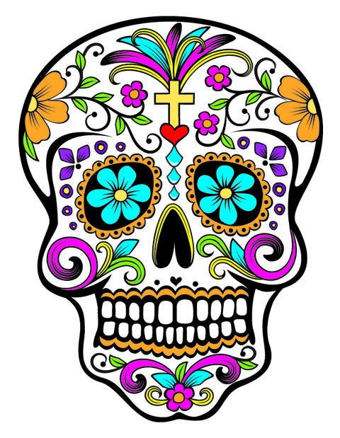 Sugar Skull Sticker