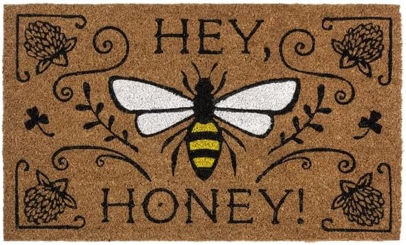 Honey Bee Coir Doormat