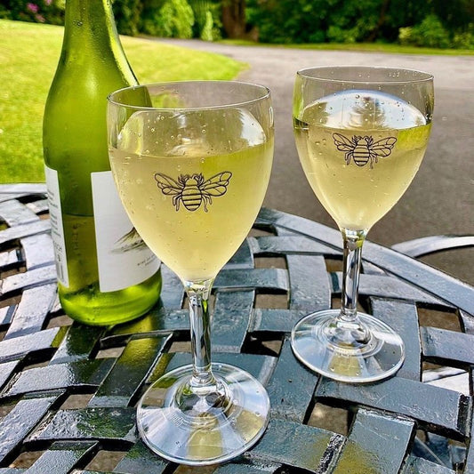 Polycarbonate Bee Wine Glass