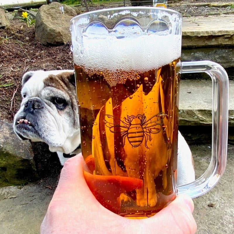 Polycarbonate Bee Beer Stein