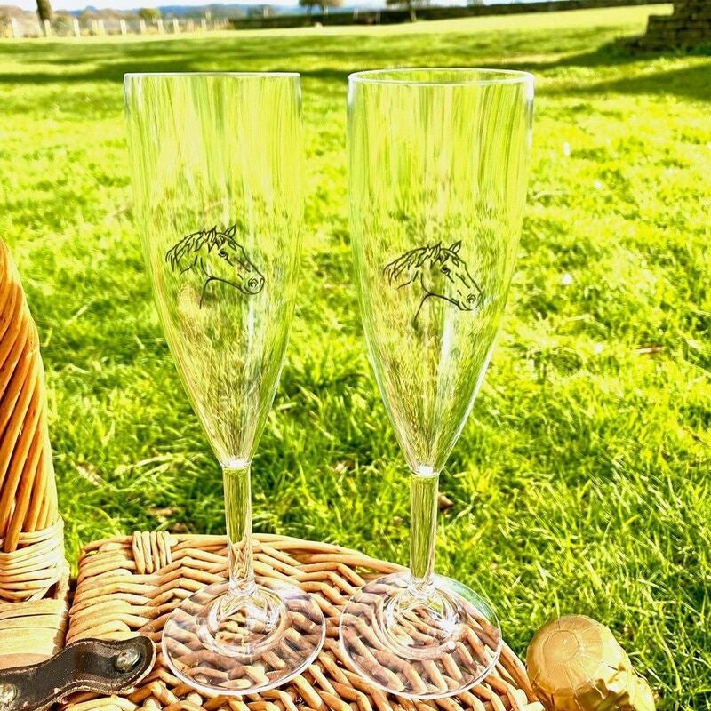 Polycarbonate Horse Fizz Flute