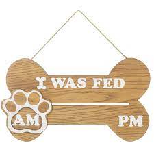 Pet Parent - I Was Fed AM/PM sign