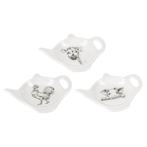 Farm Tea Bag Holder - Set of 3 pcs