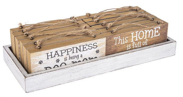 Pet Parents Hanging Signs - Set of 6 assorted