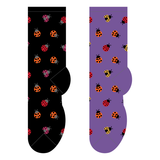 Foozys Crew Socks - Ladybug