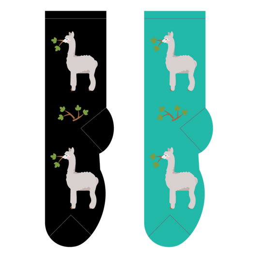 Foozys Crew Socks - Alpacas