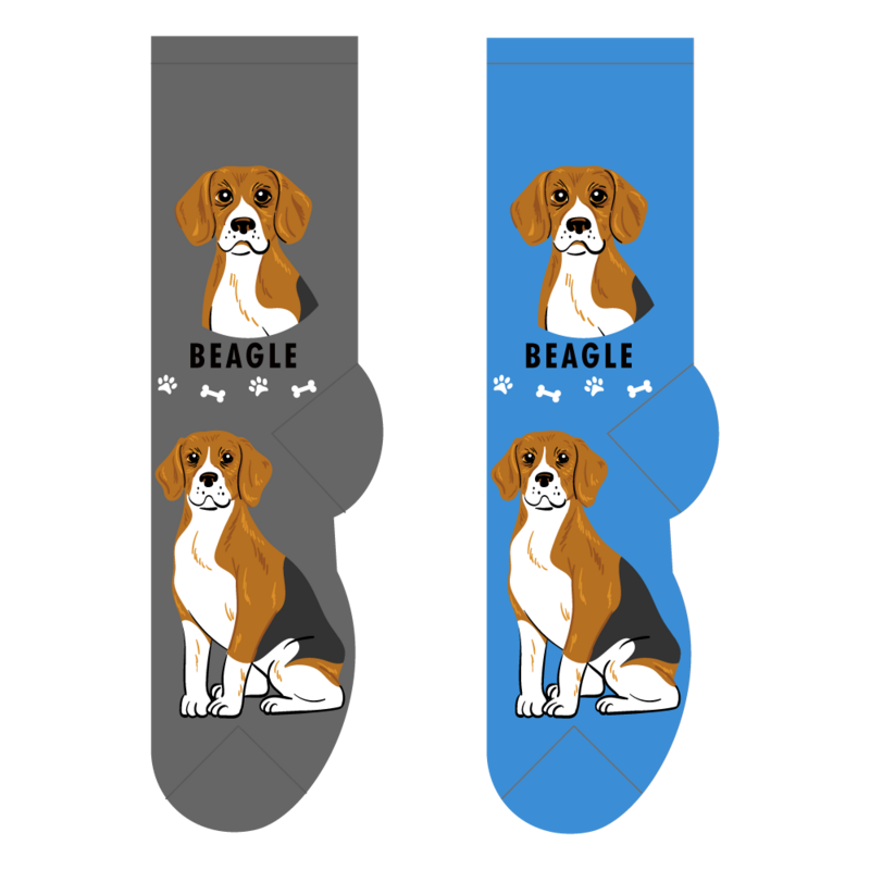 Foozys Crew Socks - Beagle