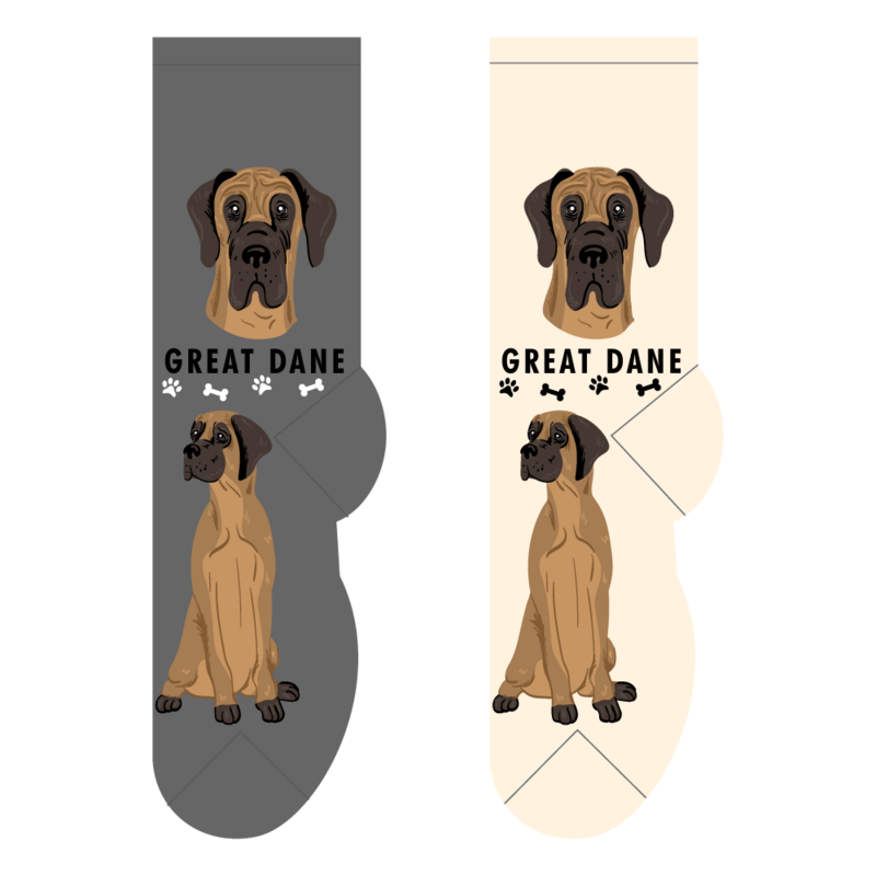 Foozys Crew Socks - Great Dane