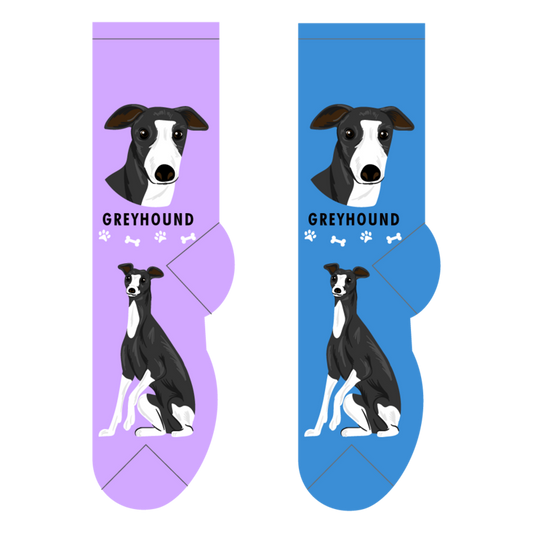 Foozys Crew Socks - Greyhound