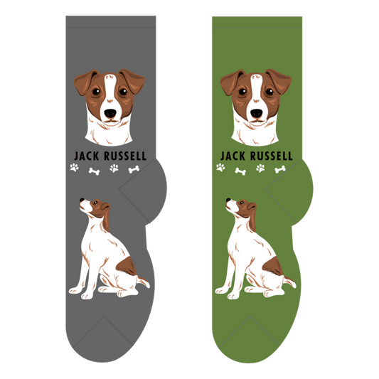 Foozys Crew Socks - Jack Russell
