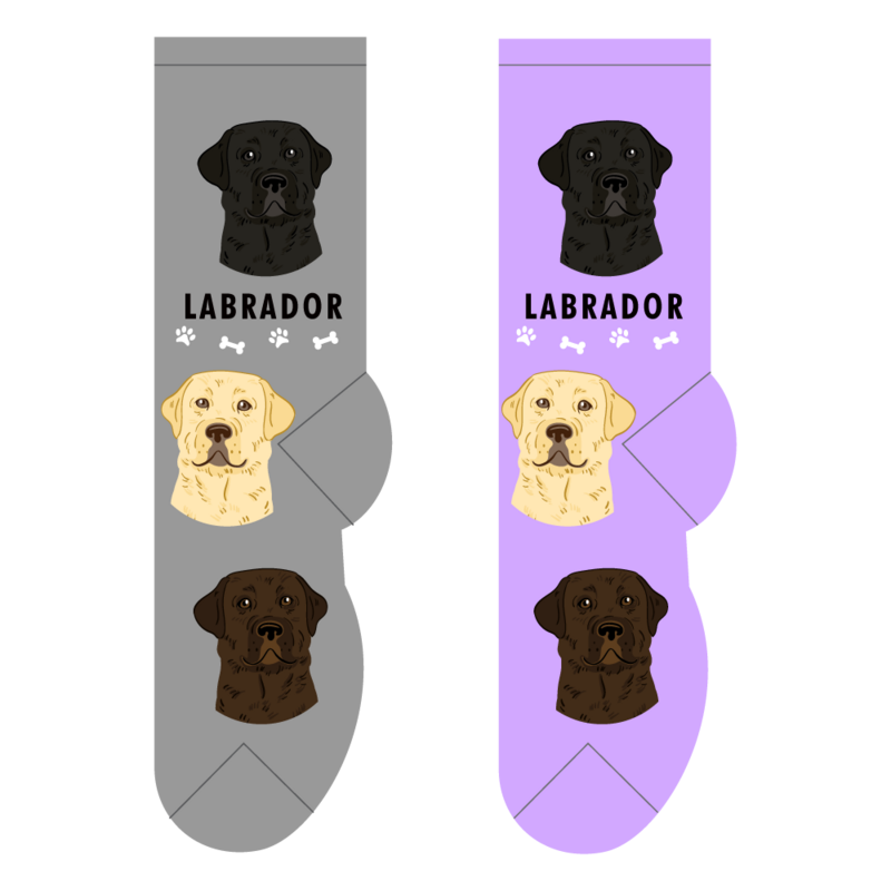 Foozys Crew Socks - Labrador Retriever