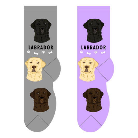 Foozys Crew Socks - Labrador Retriever