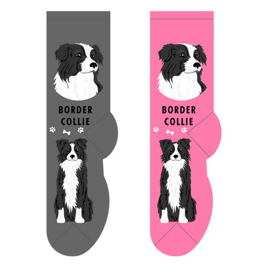Foozys Crew Socks - Border Collie