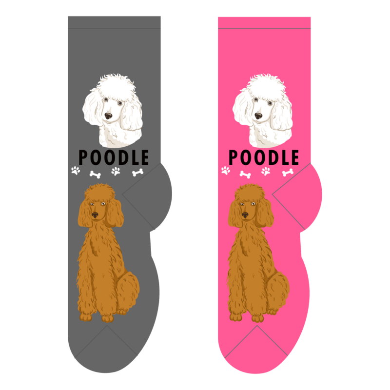 Foozys Crew Socks - Poodle