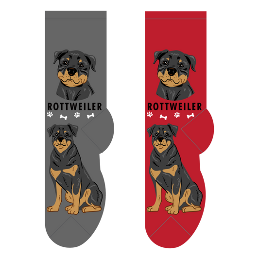 Foozys Crew Socks - Rottweiler