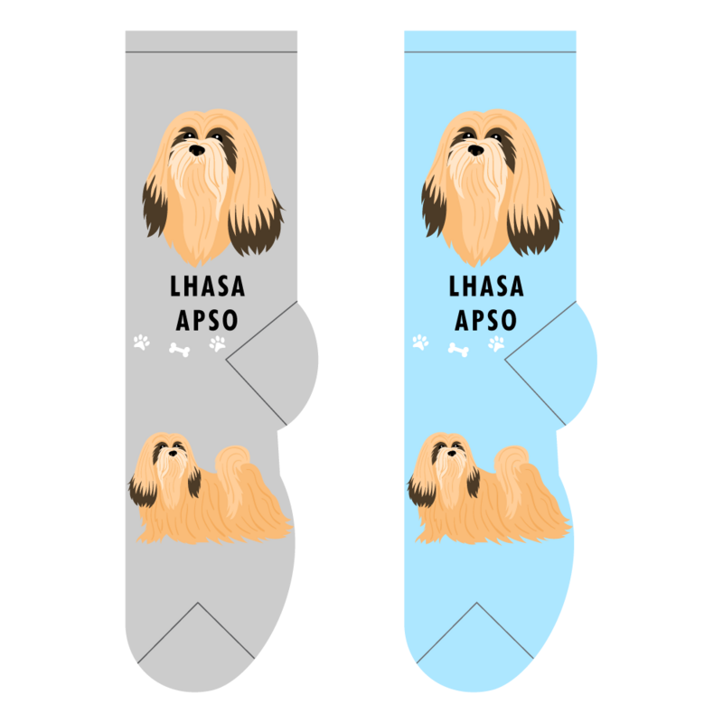 Foozys Crew Socks - Lhasa Apso