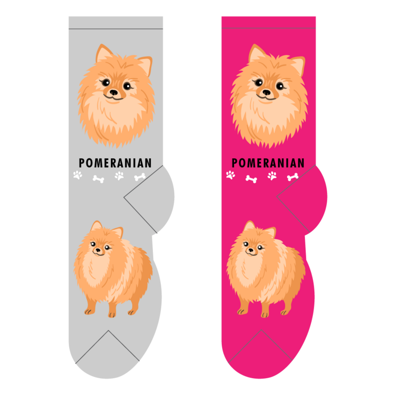 Foozys Crew Socks - Pomeranian