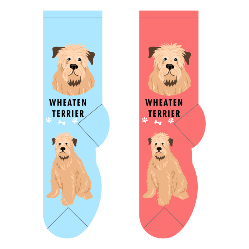 Foozys Crew Socks - Wheaten Terrier