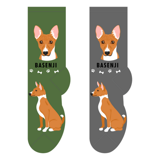 Foozys Crew Socks - Basenji