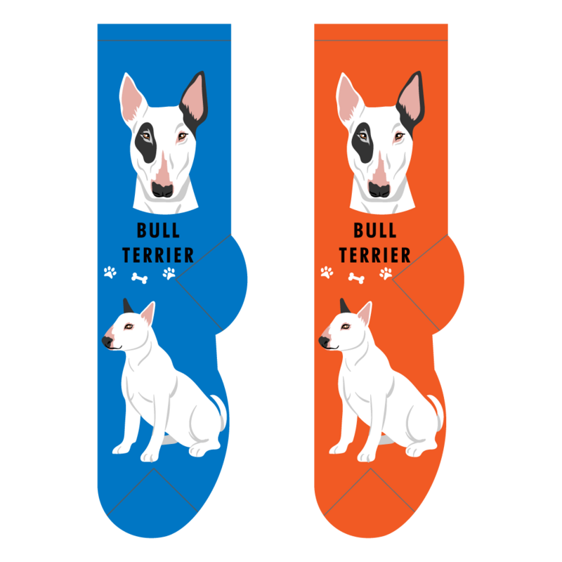 Foozys Crew Socks - Bull Terrier