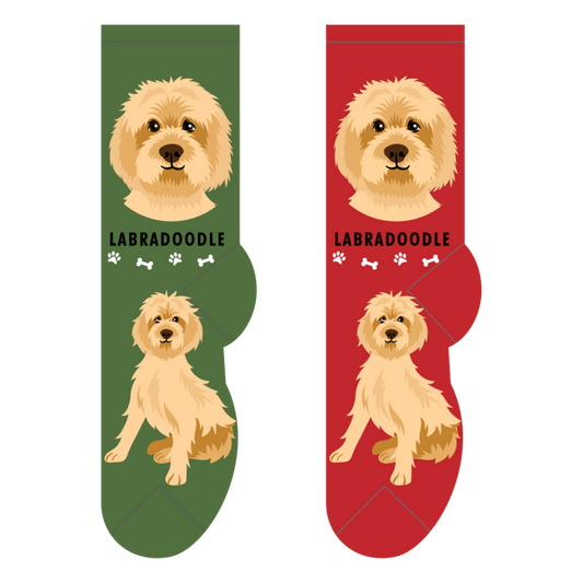 Foozys Crew Socks - Labradoodle
