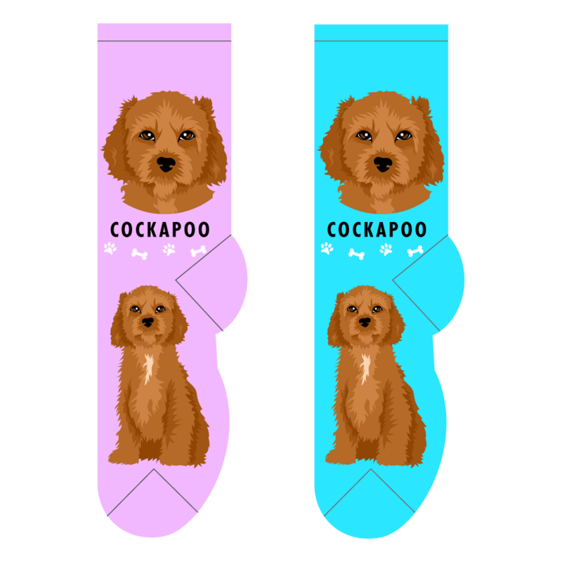 Foozys Crew Socks - Cockapoo