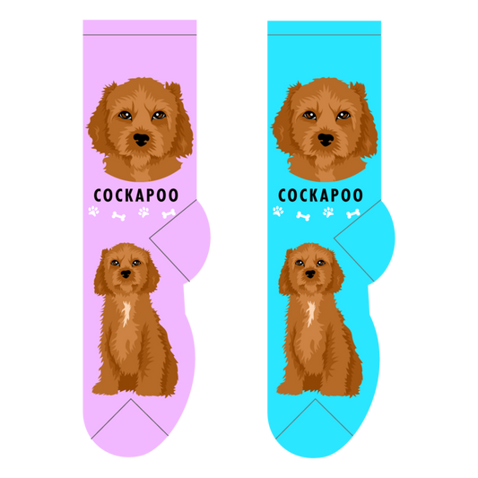 Foozys Crew Socks - Cockapoo