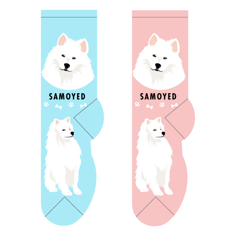 Foozys Crew Socks - Samoyed