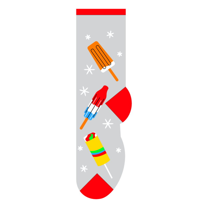 Foozys Kids Socks - Ice Pops