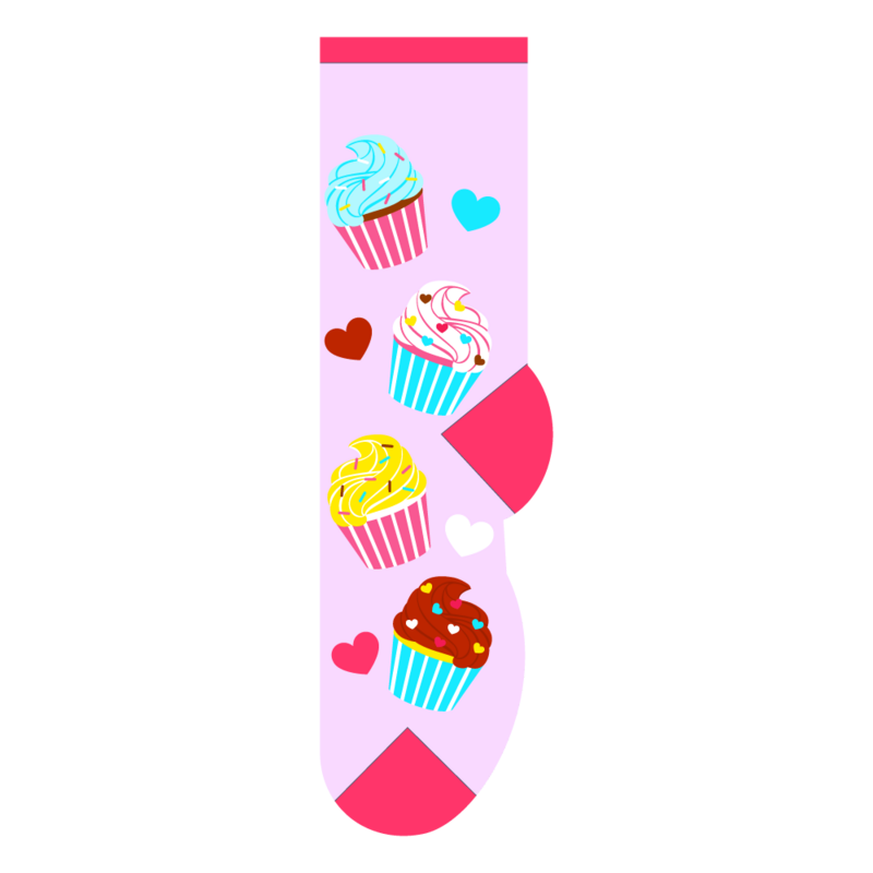 Foozys Kids Socks - Cupcakes