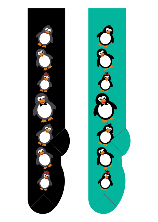 Foozys Knee High Socks - Penguins