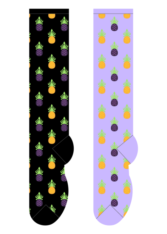 Foozys Knee High Socks - Pineapples