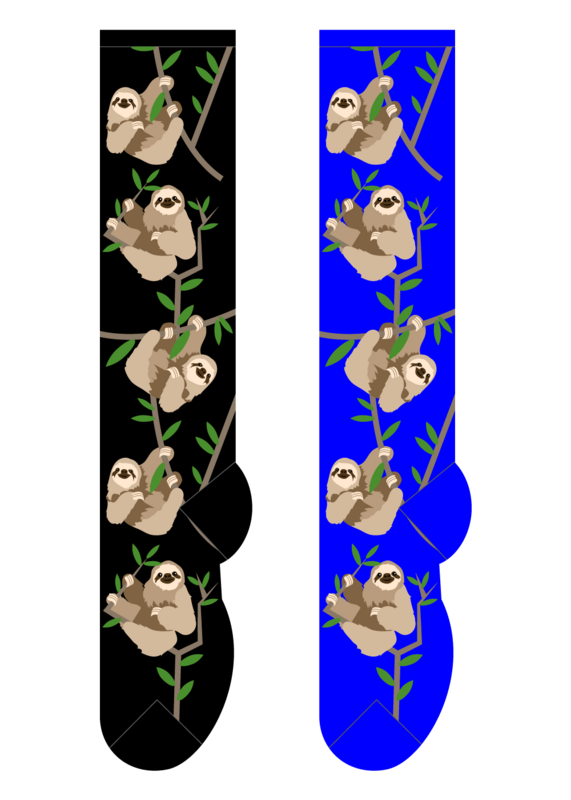 Foozys Knee High Socks - Sloth