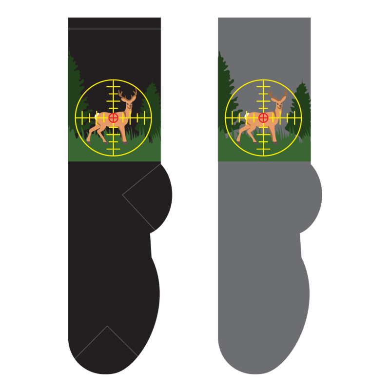 Foozys Men's Socks - Deer Hunt