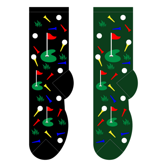 Foozys Men's Socks - Putting Green